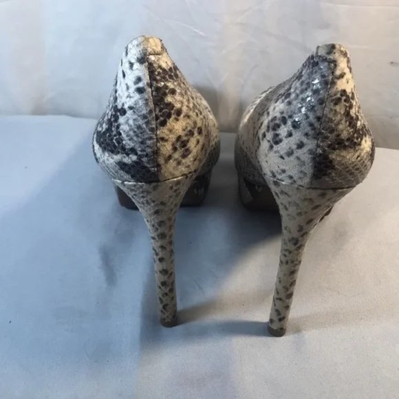 Jessica Simpson Winslo Python Platform Heels 7.5 - Picture 7 of 10
